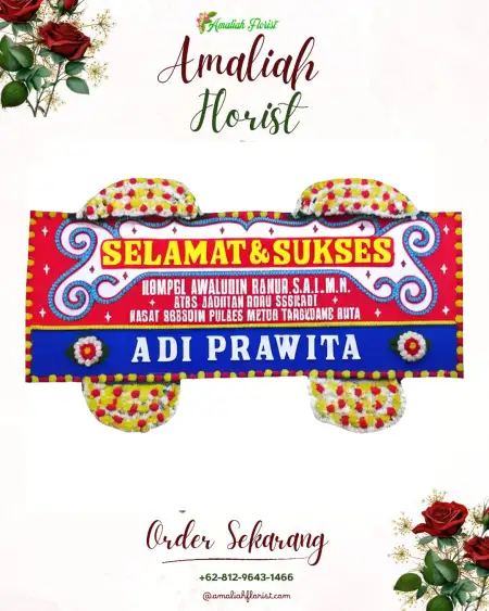 Papan Bunga Ucapan Selamat Tambakmerang